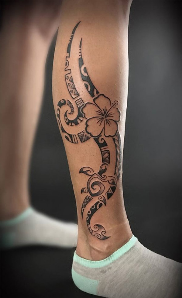 Polynesischer Stil Tattoo weibliche Version