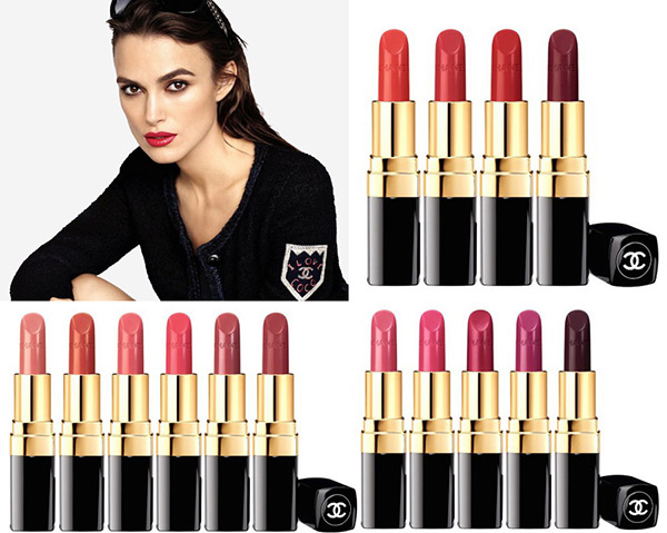The Chanel lipsticks
