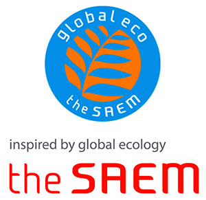 Das Logo der Kosmetikfirma The Saem