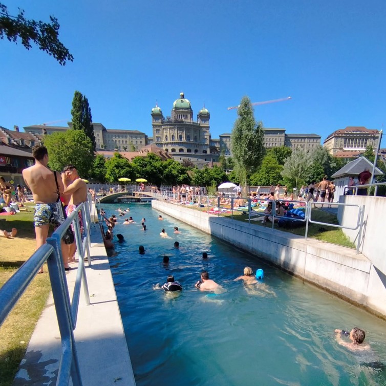 The Beach in the Center of Bern