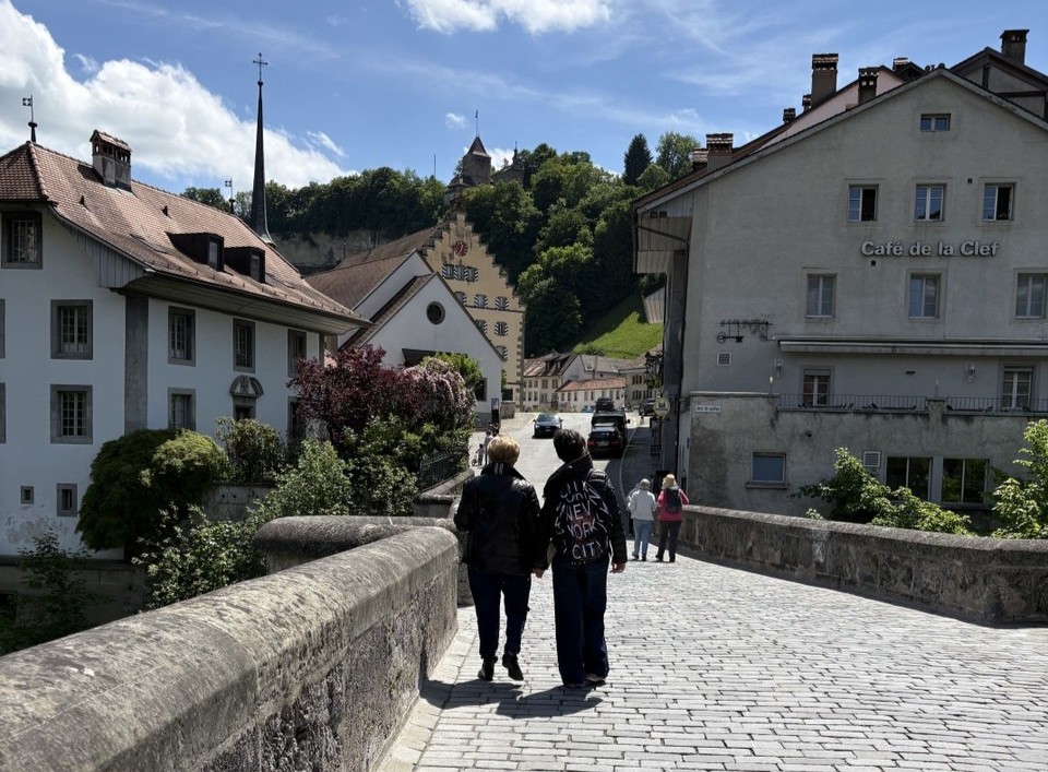 A bridge in Fribourg