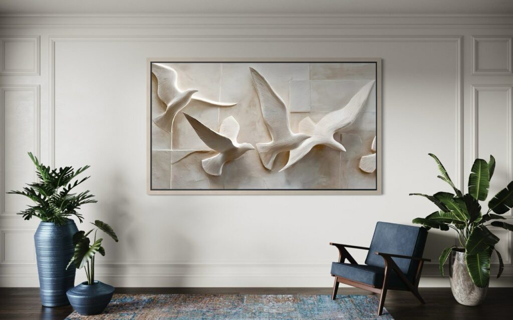 Wie man die richtige Größe eines Bildes für die Inneneinrichtung auswählt