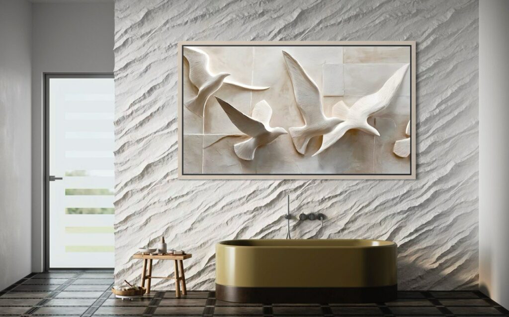 Розмір — це не другорядний параметр. Саме він нього залежить, чи підкреслить він роботу, чи знищить її ефект. В останньому випадку картину не врятує ні палітра, ні навіть її художня цінність. Практичний посібник, як правильно вибрати розмір картини, диптих або триптих, і як гармонійно вписати твори мистецтва в ваш інтер'єр з фотоприкладами.