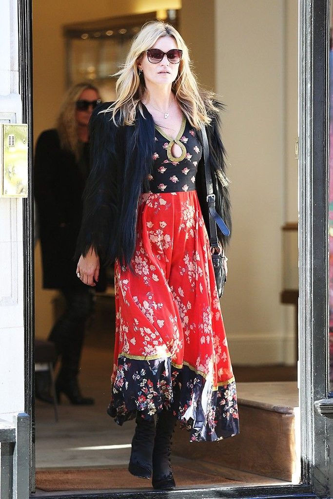 kate moss boho dress