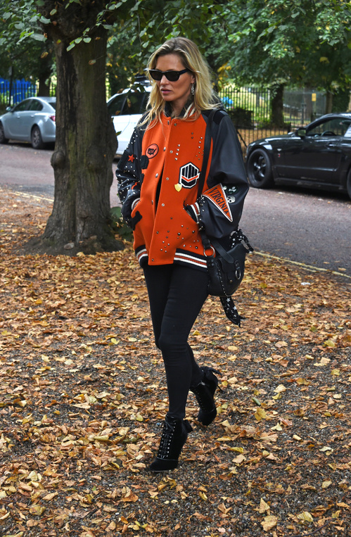 kate moss coach punk varsity jacket